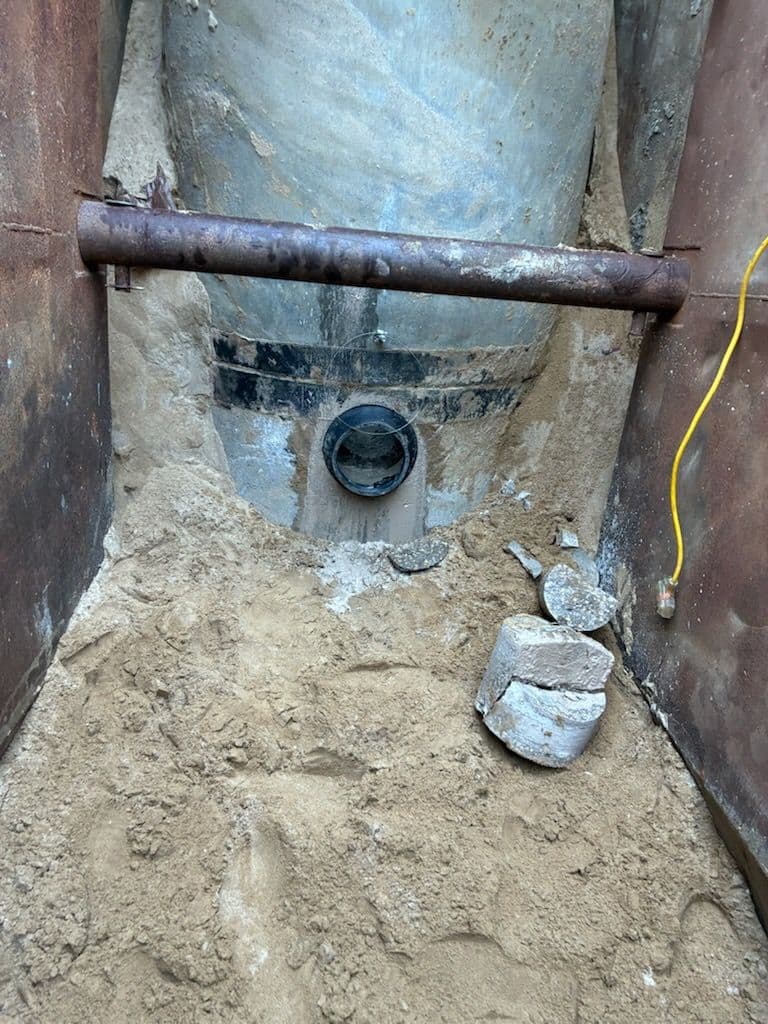 60-Inch Sanitary Manhole Core Drill with Invert in Brainerd MN image