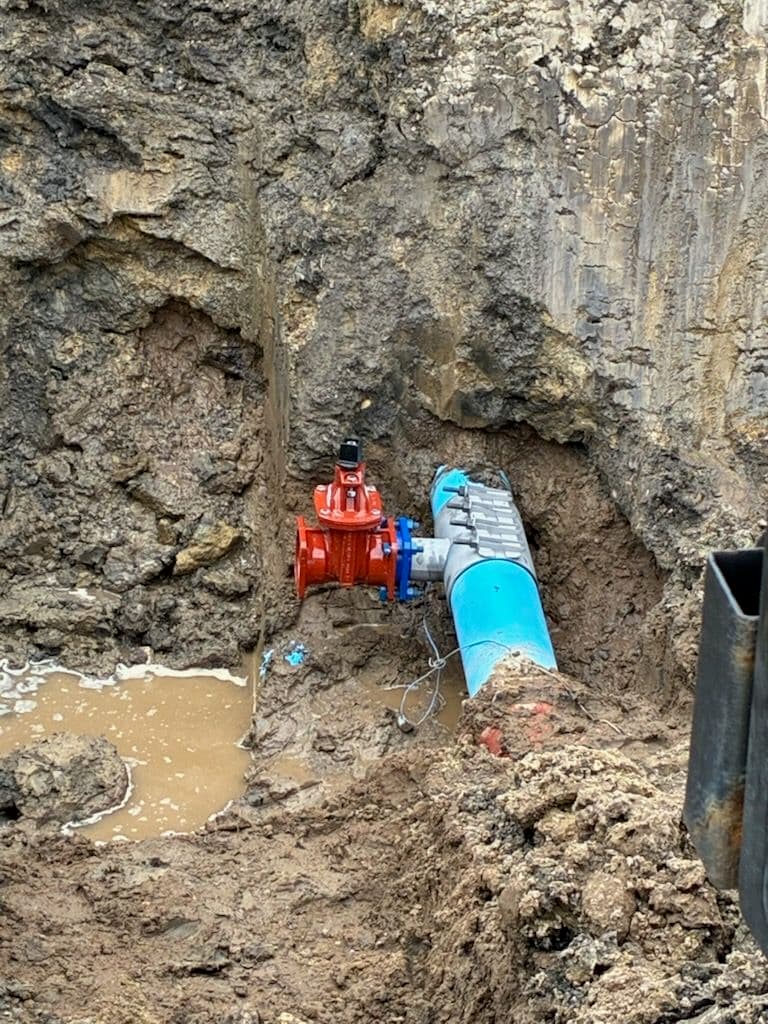 8x4 C900 Wet Tap Underground Utility Work in Maple Grove MN image