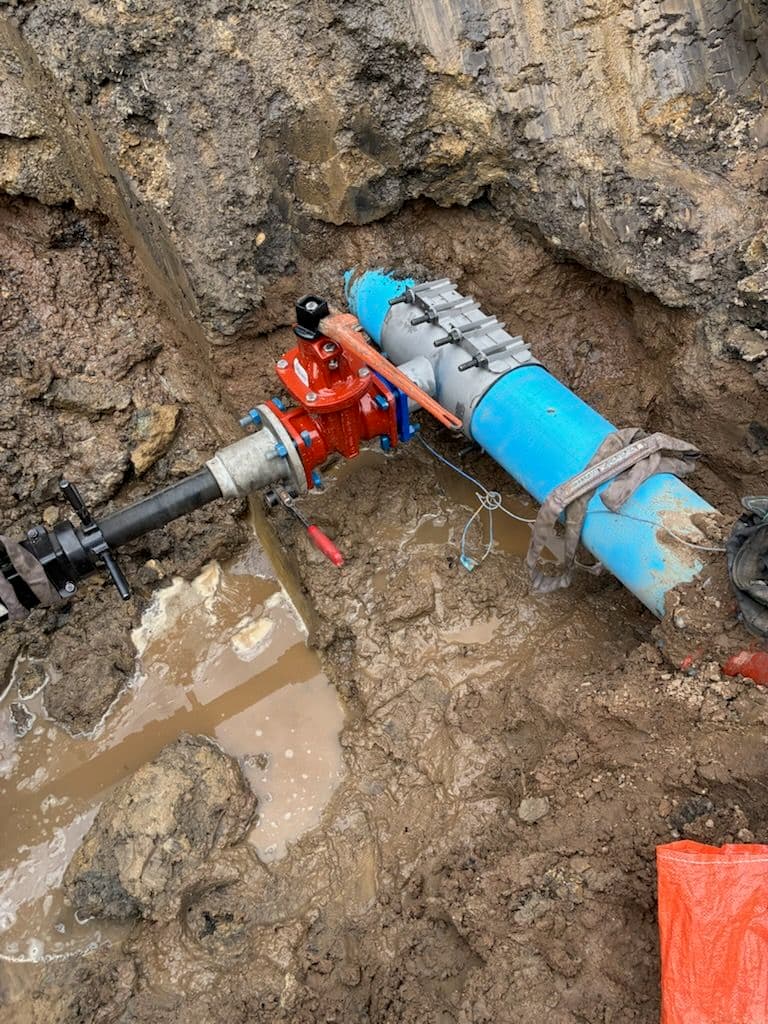 Gallery photos for 8x4 C900 Wet Tap Underground Utility Work in Maple Grove MN: Image #1