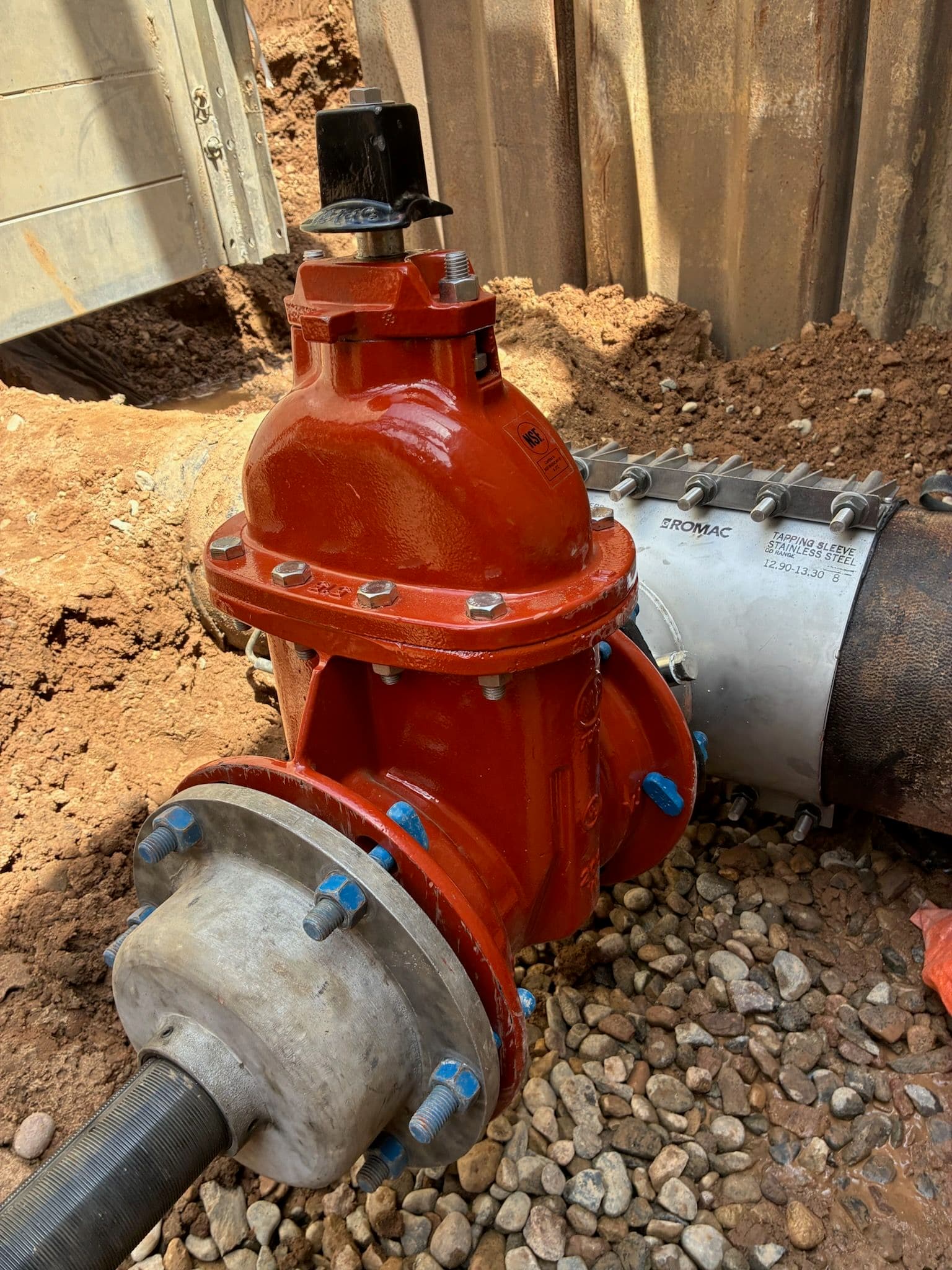 Wet Tapping a Live Water Main in Lake Elmo MN image