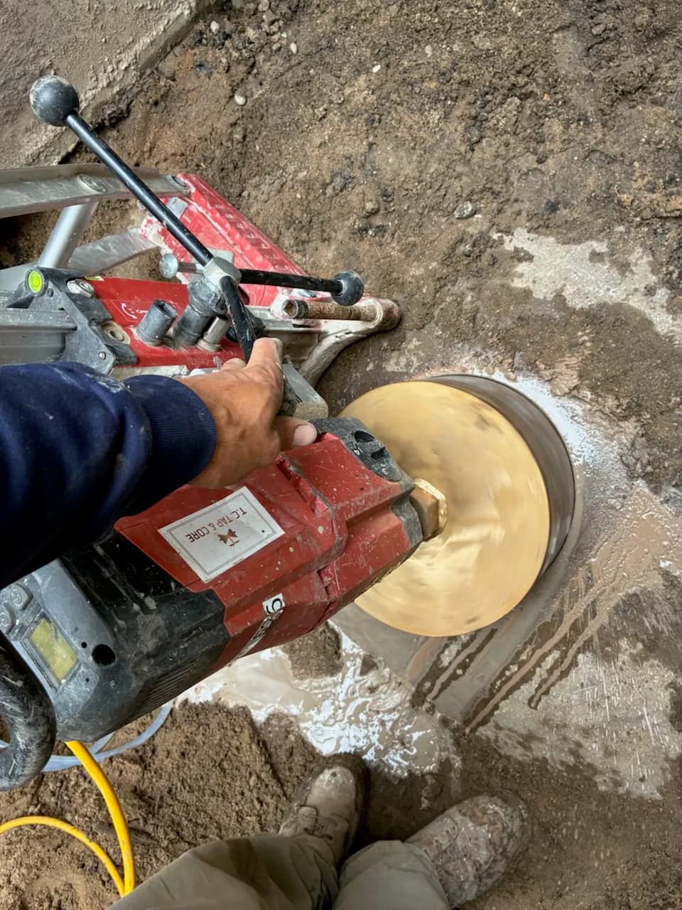 Core Drilling Into a 48-Inch Storm Sewer in Bloomington image