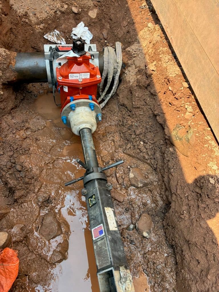 Gallery photos for 8x6 Wet Tap Completed at Lake Superior College in Duluth: Image #1
